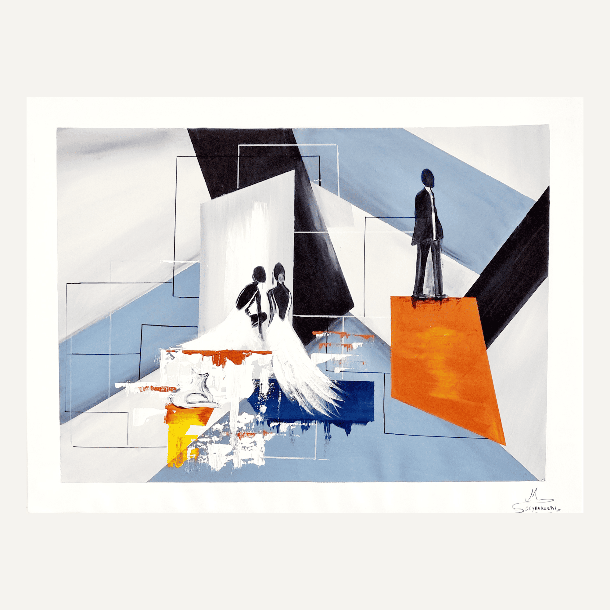 silence a thought provoking abstract painting on inner reflection silence a thought provoking abstract painting on inner reflection