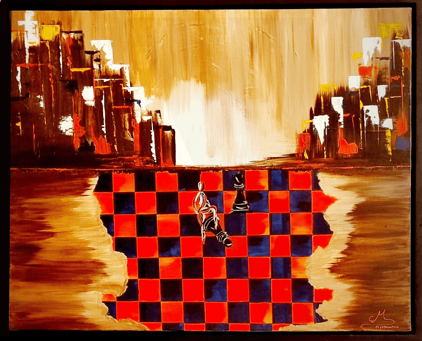 iuqiooll Pathway of Dreams - Original Abstract Hand-Painted Artwork | One-of-a-Kind