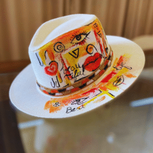 Hand painted hats